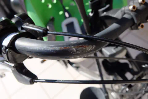 Bikke ハンドルの錆(1)