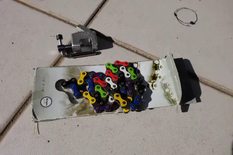 使い残しのレインボーチェーン