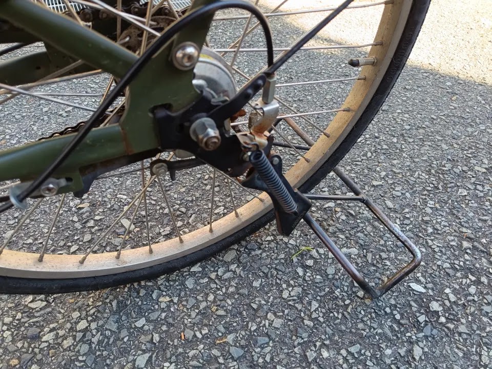 動きが悪く途中で止まってしまったスタンド