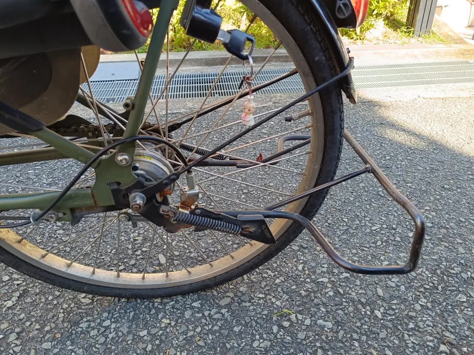 上がったスタンド