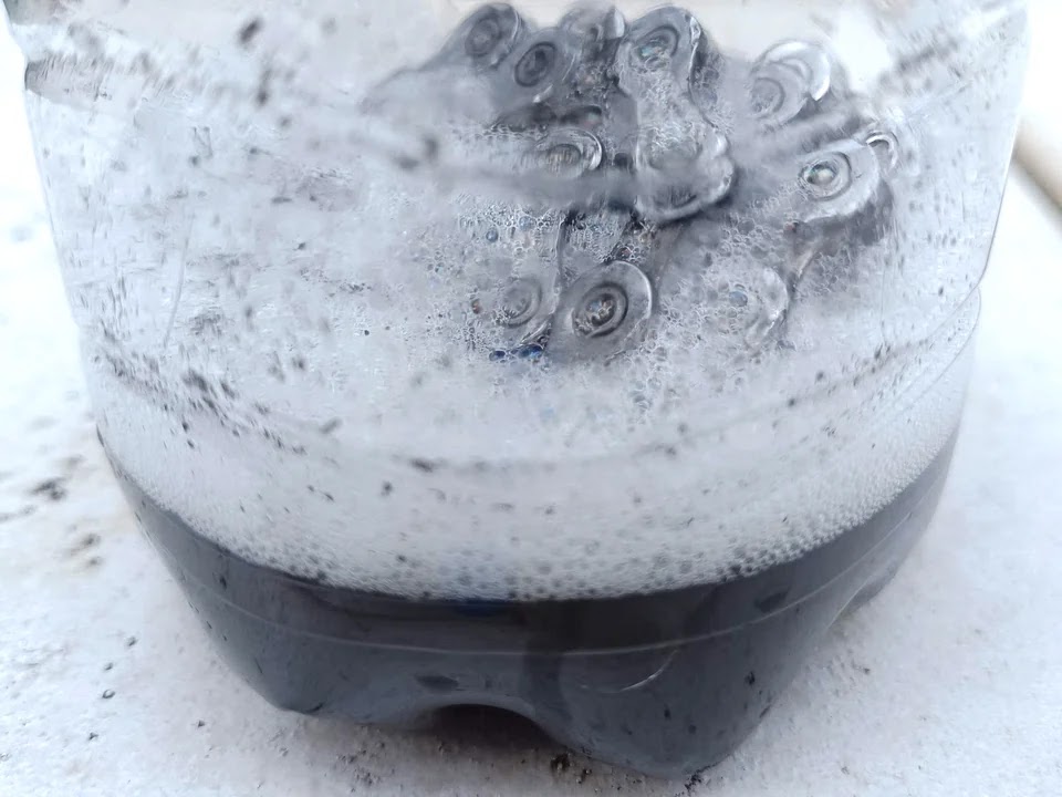 真っ黒になったディグリーザー