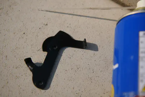 サイドプレートの汚れ落とし