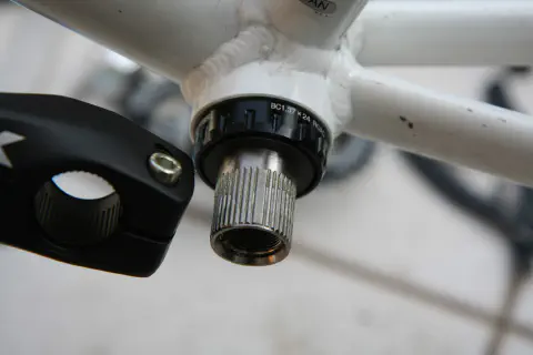 左クランクのスプライン