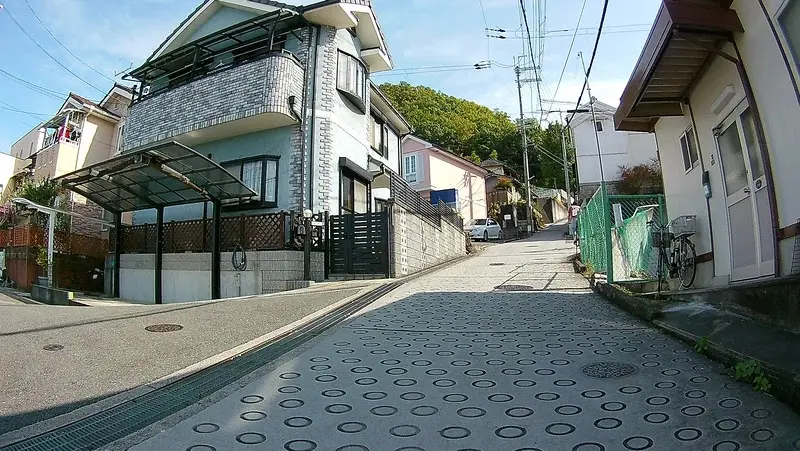 急勾配の道