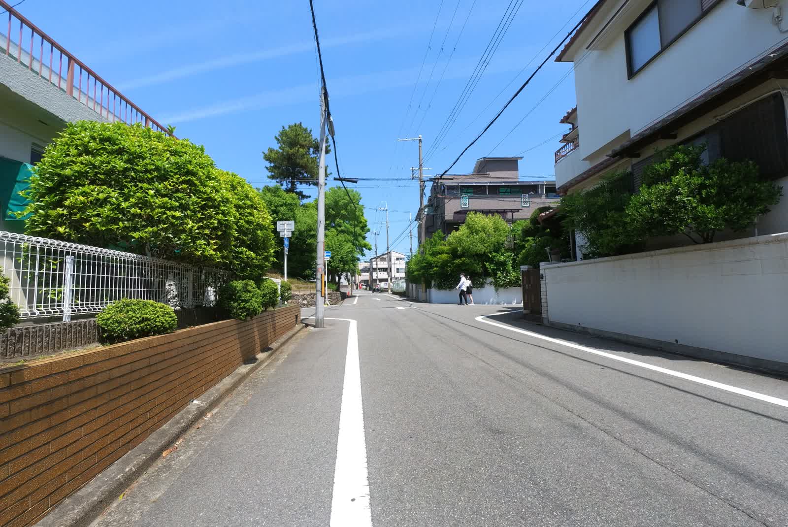 住宅街の道