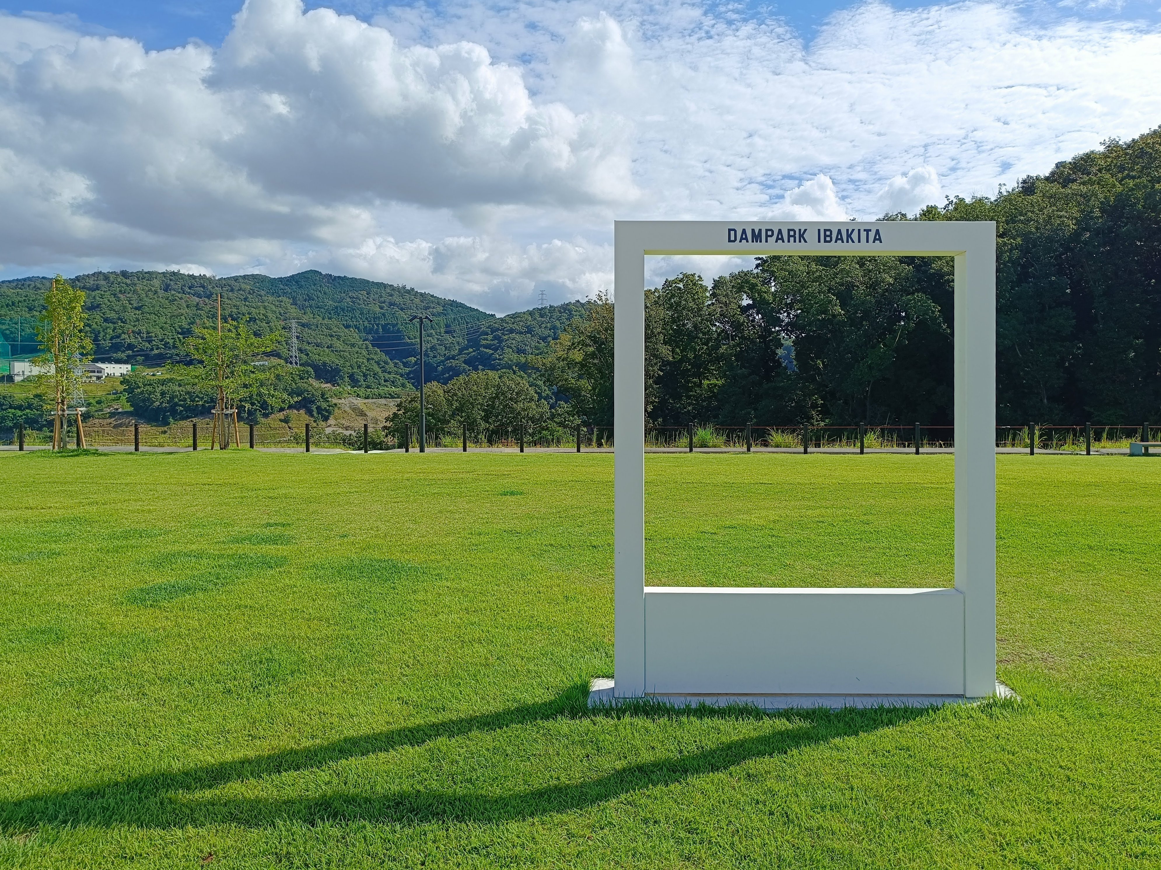 写真ポイント フレームのモニュメント