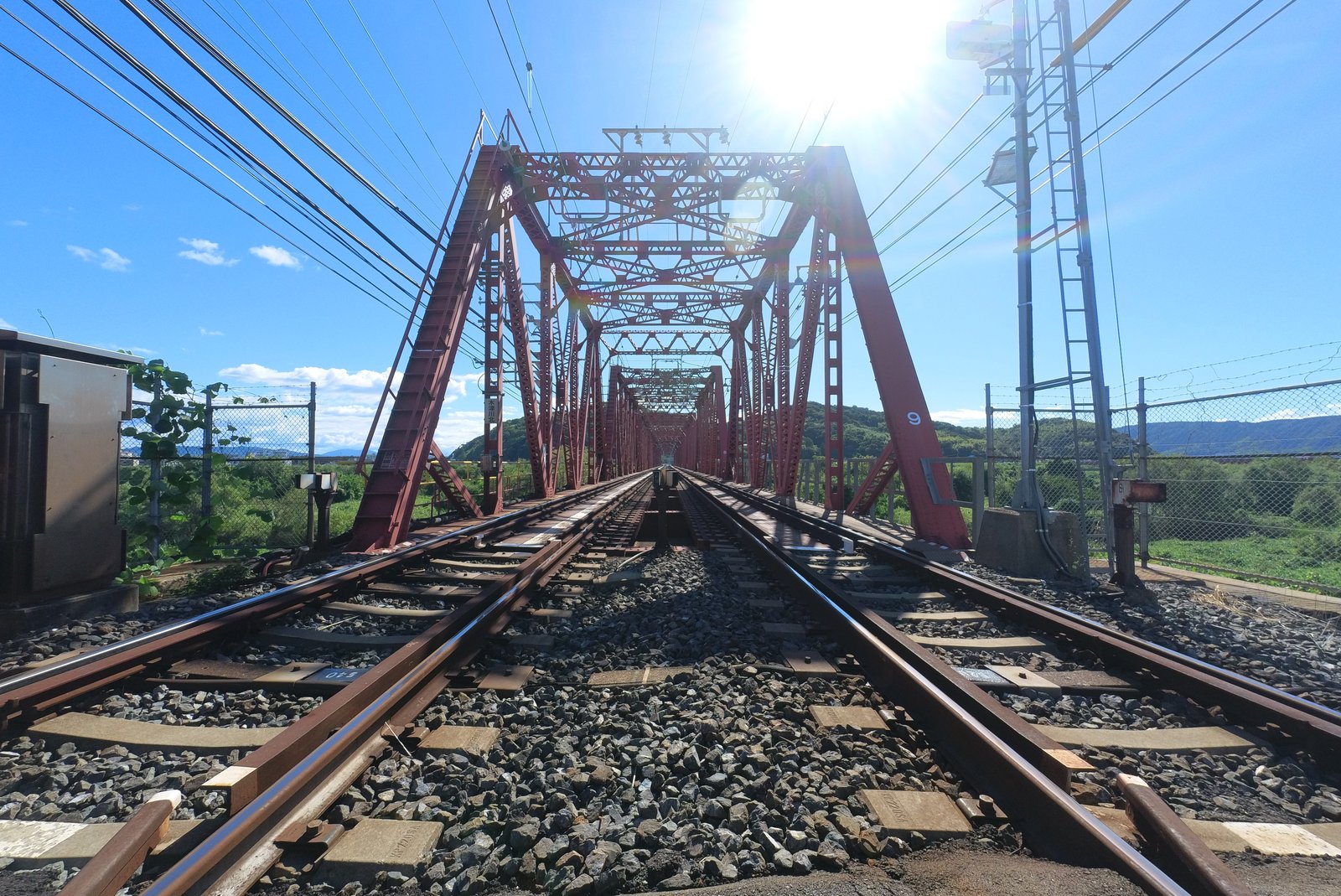 京阪電車の線路