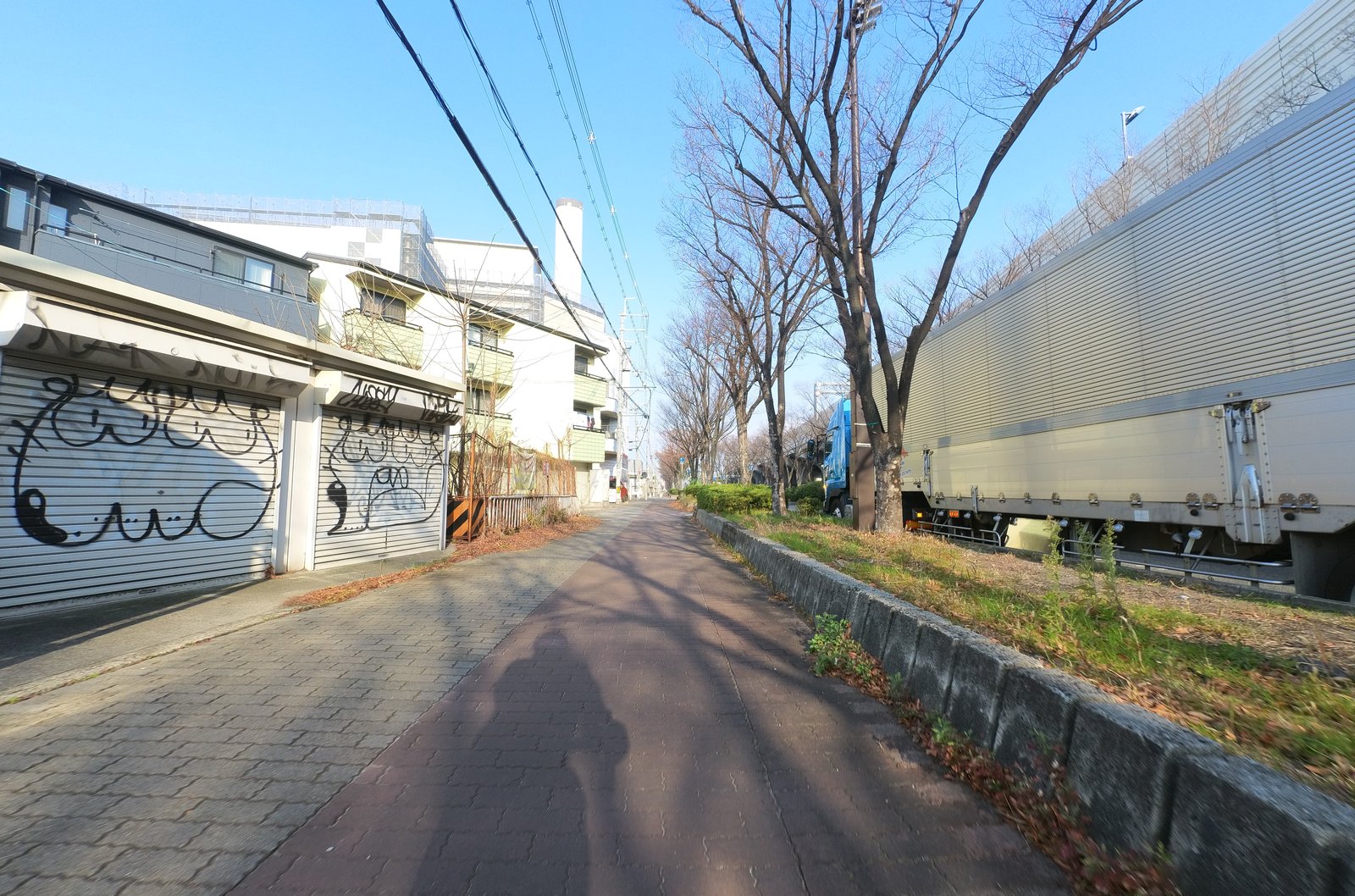 大阪中央環状線沿いの道