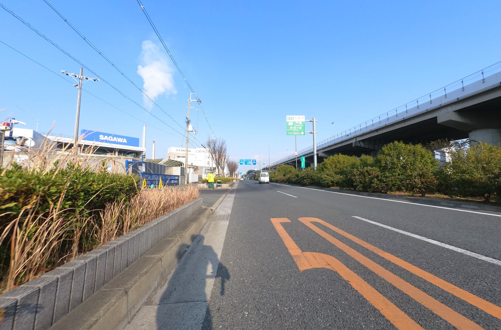 大阪中央環状線沿いの道