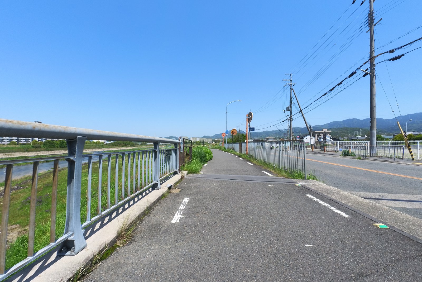 金剛大橋付近、南河内サイクルラインへの入口