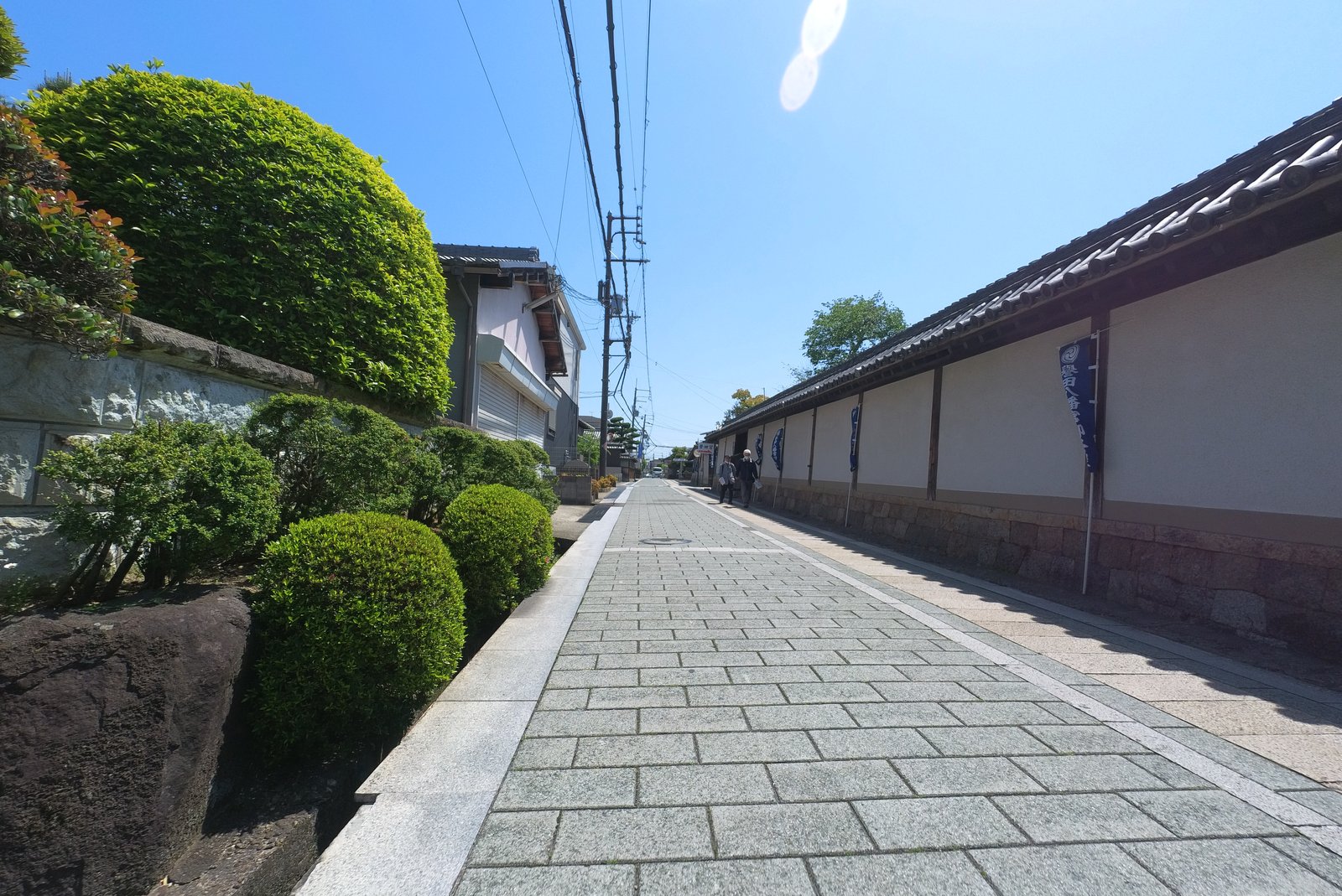 誉田八幡宮前の通り