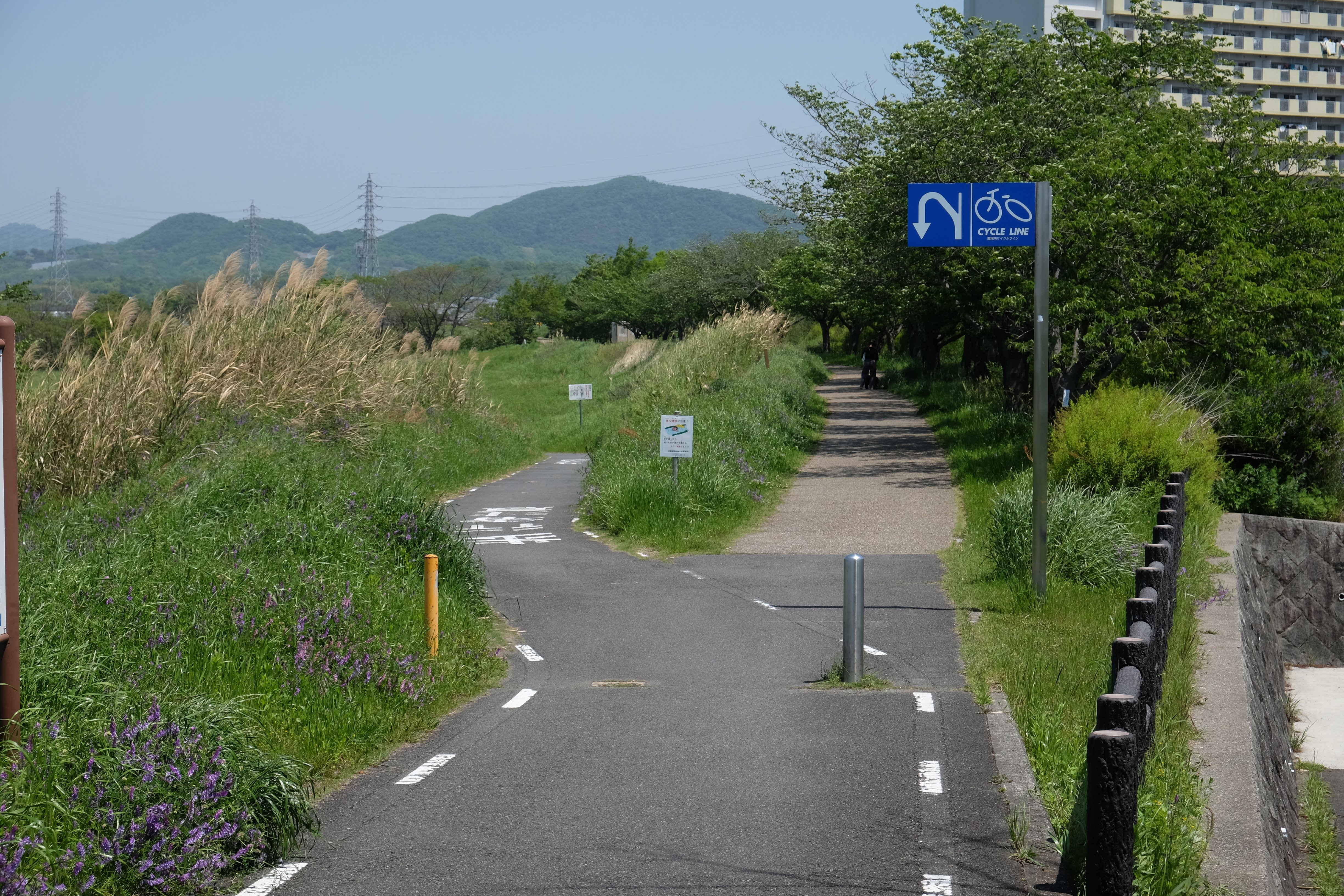 Uターンの案内板