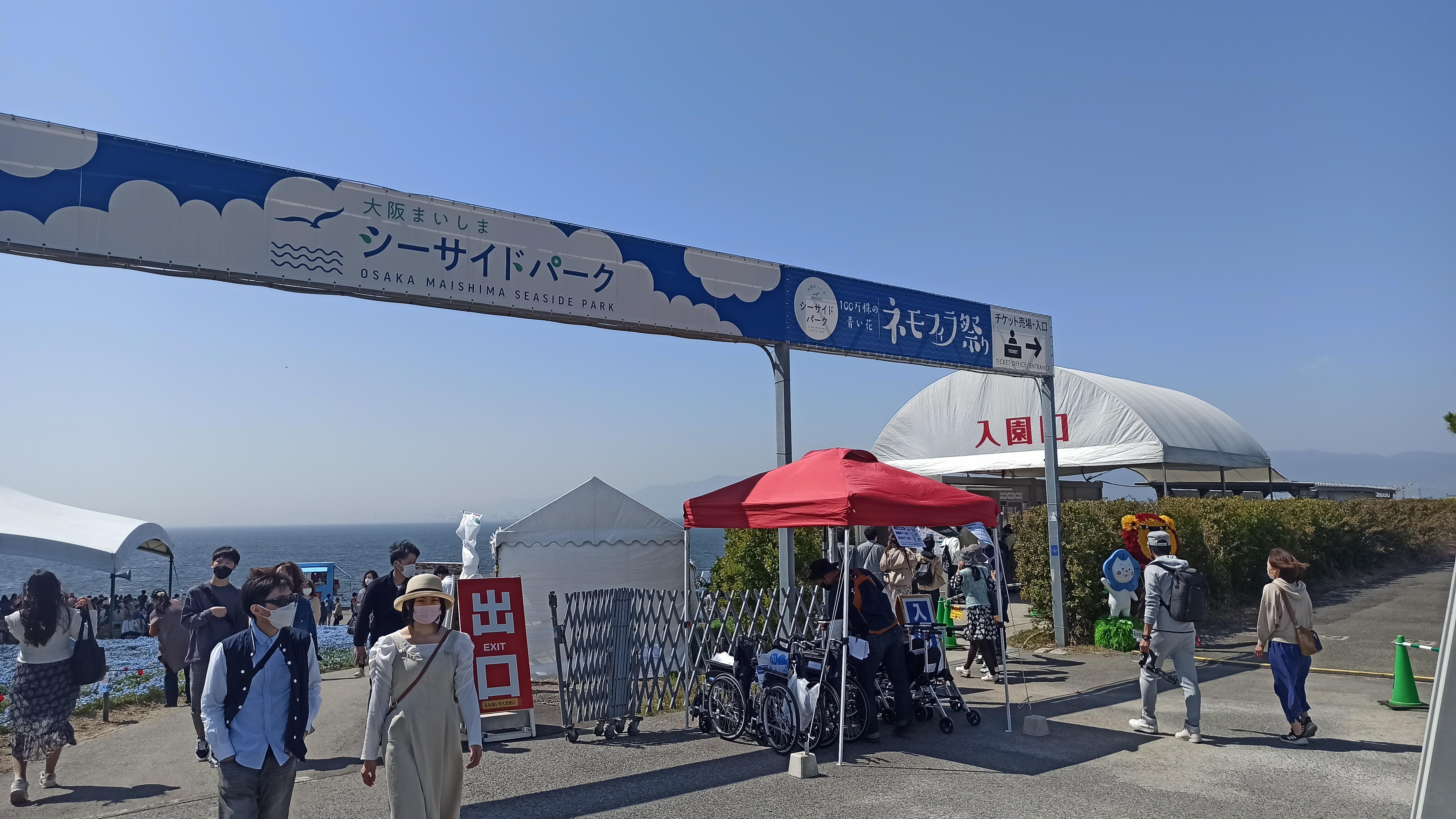ネモフィラ祭り入口
