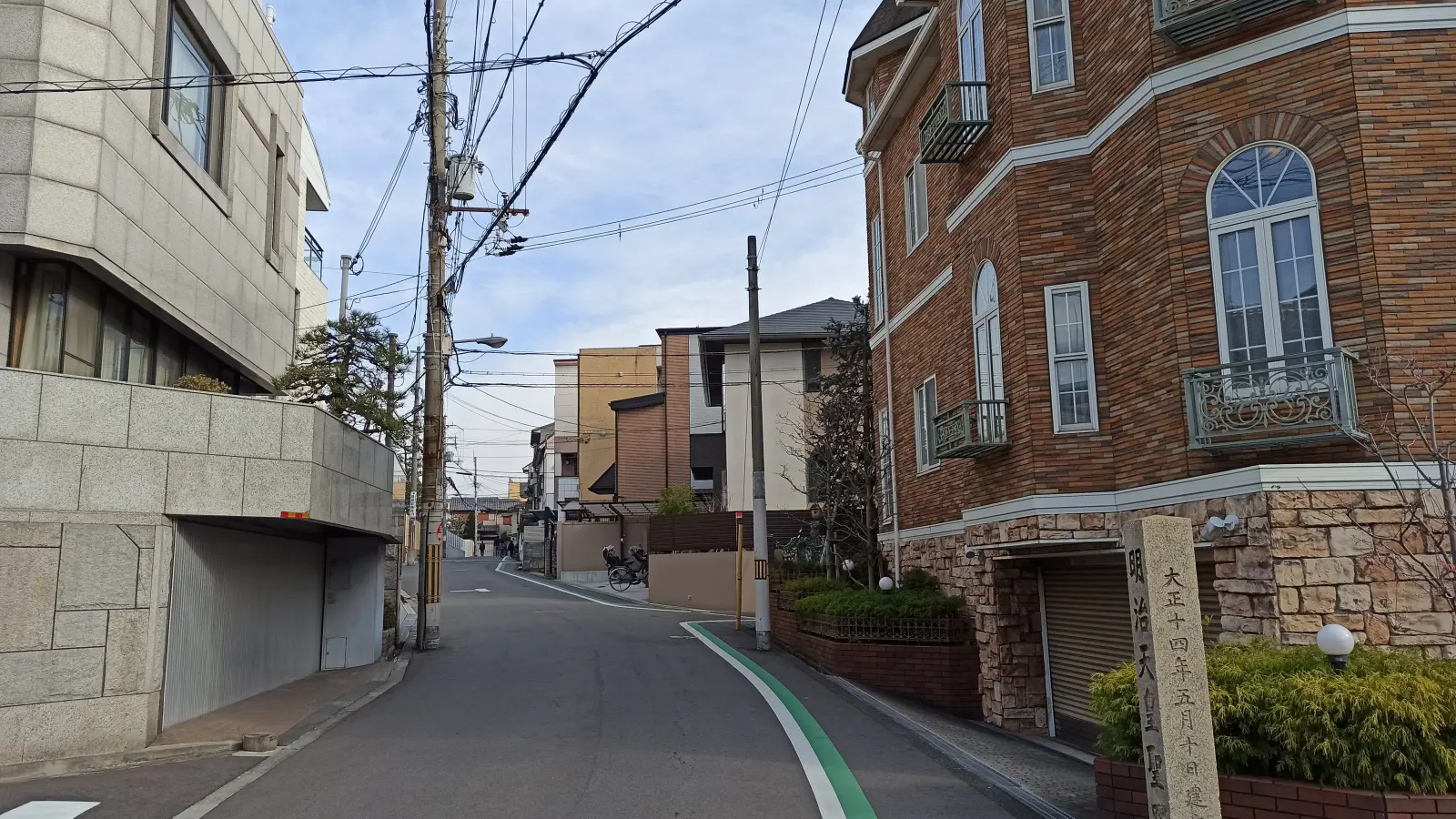 帝塚山の高級住宅街