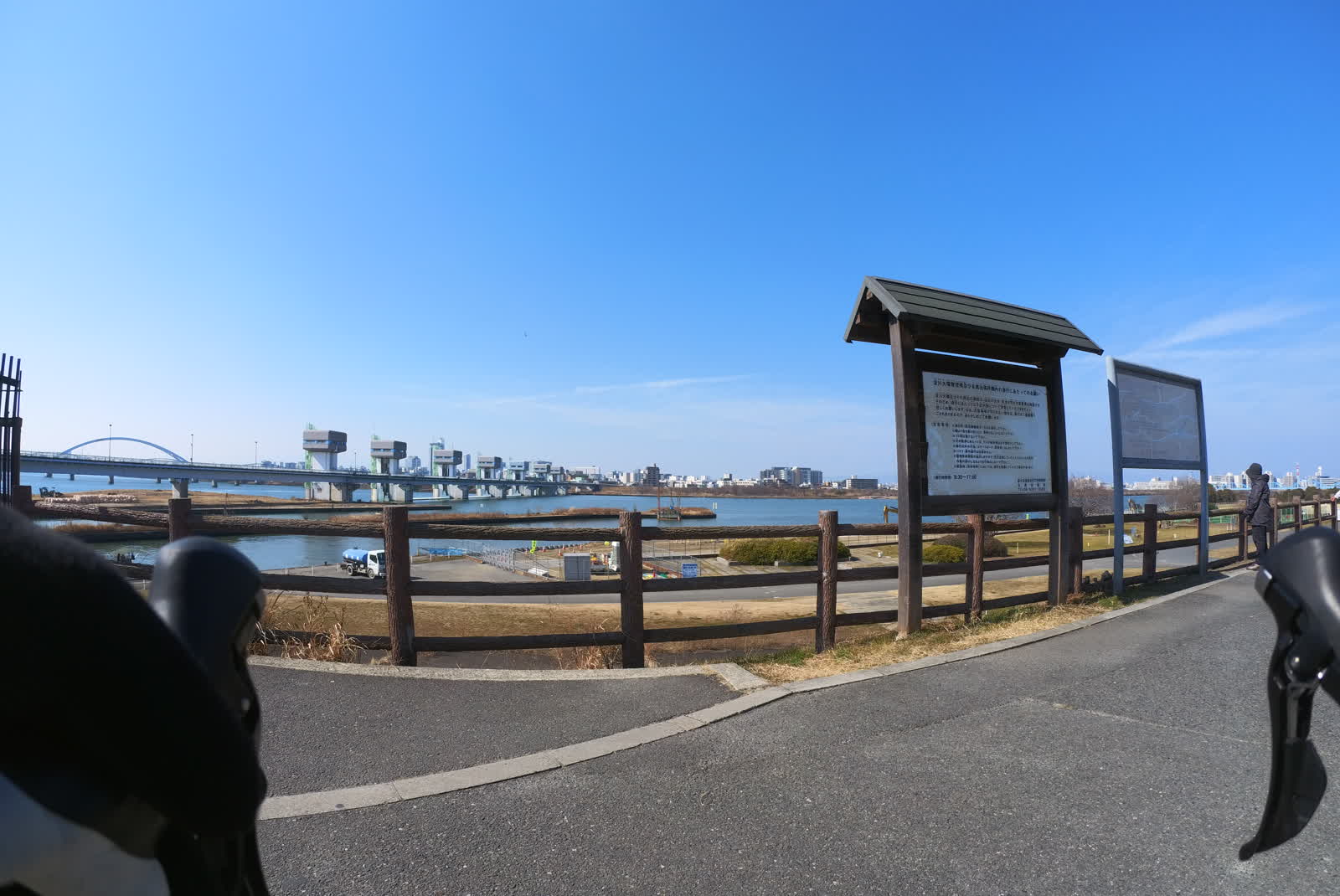 淀川に到着