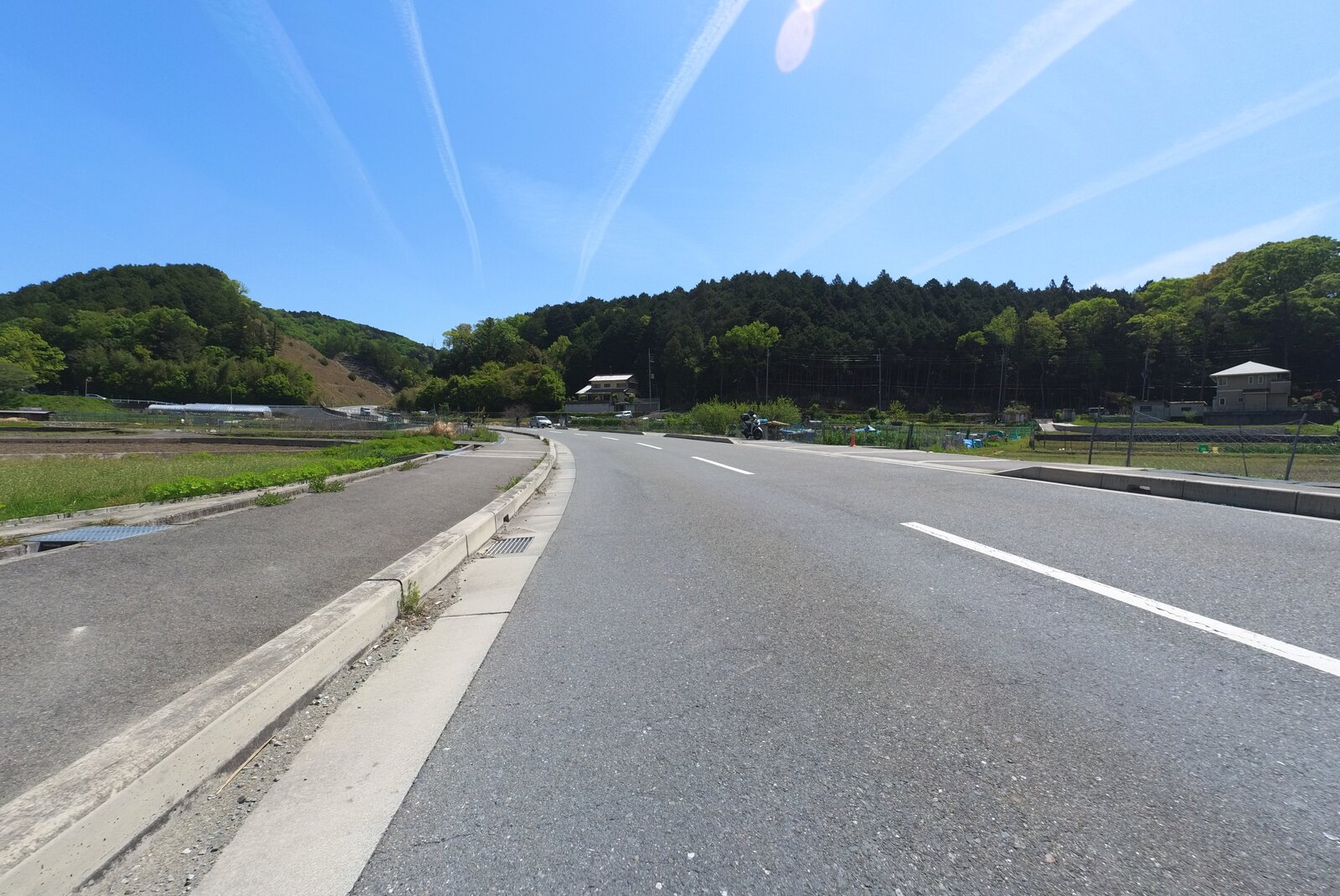 川久保方面の道