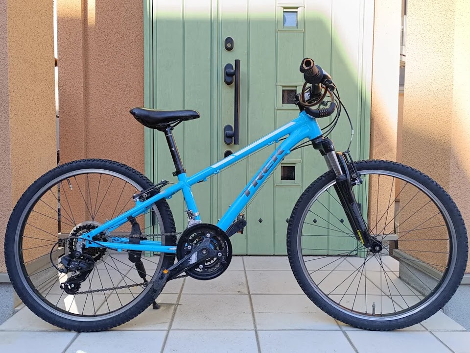 24インチホイールを付けた改造前のTrek Superfly24