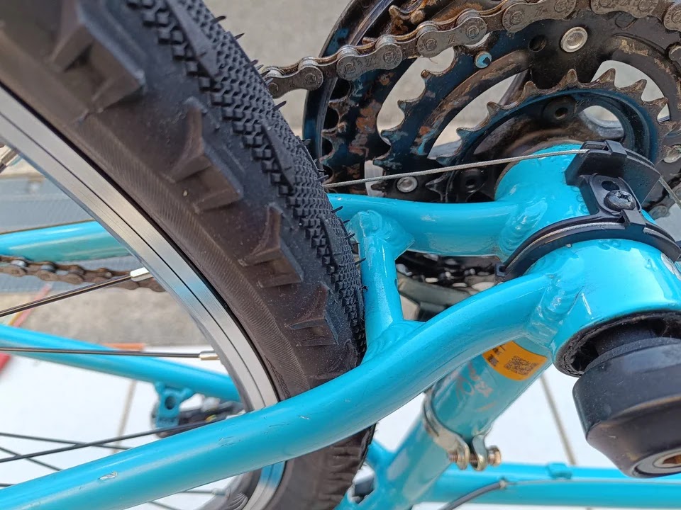 Trek Superfly24 ホイール26インチ+8速化 1 - まさかのタイヤ干渉 featured image