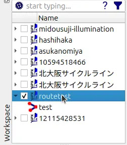 GPXファイルに書き出し