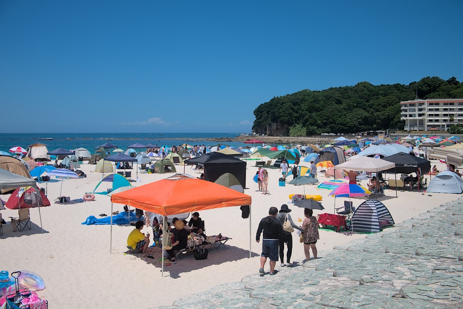 白良浜の北側