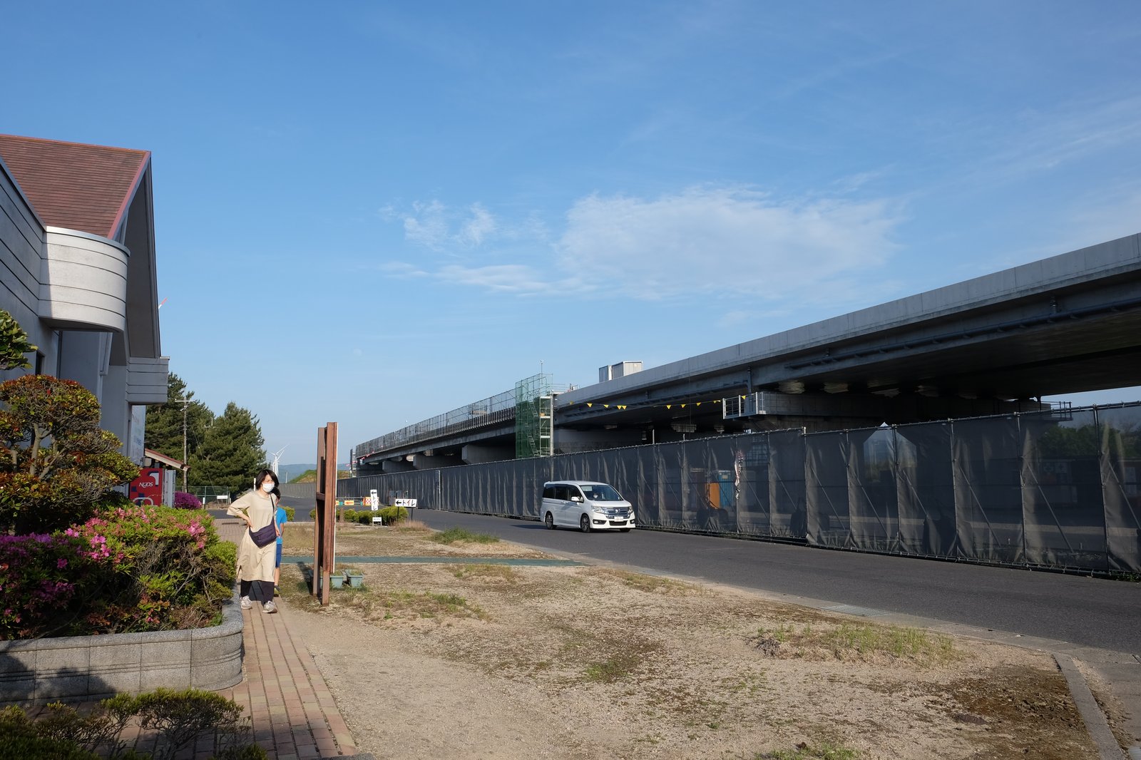 高速道路が建設中