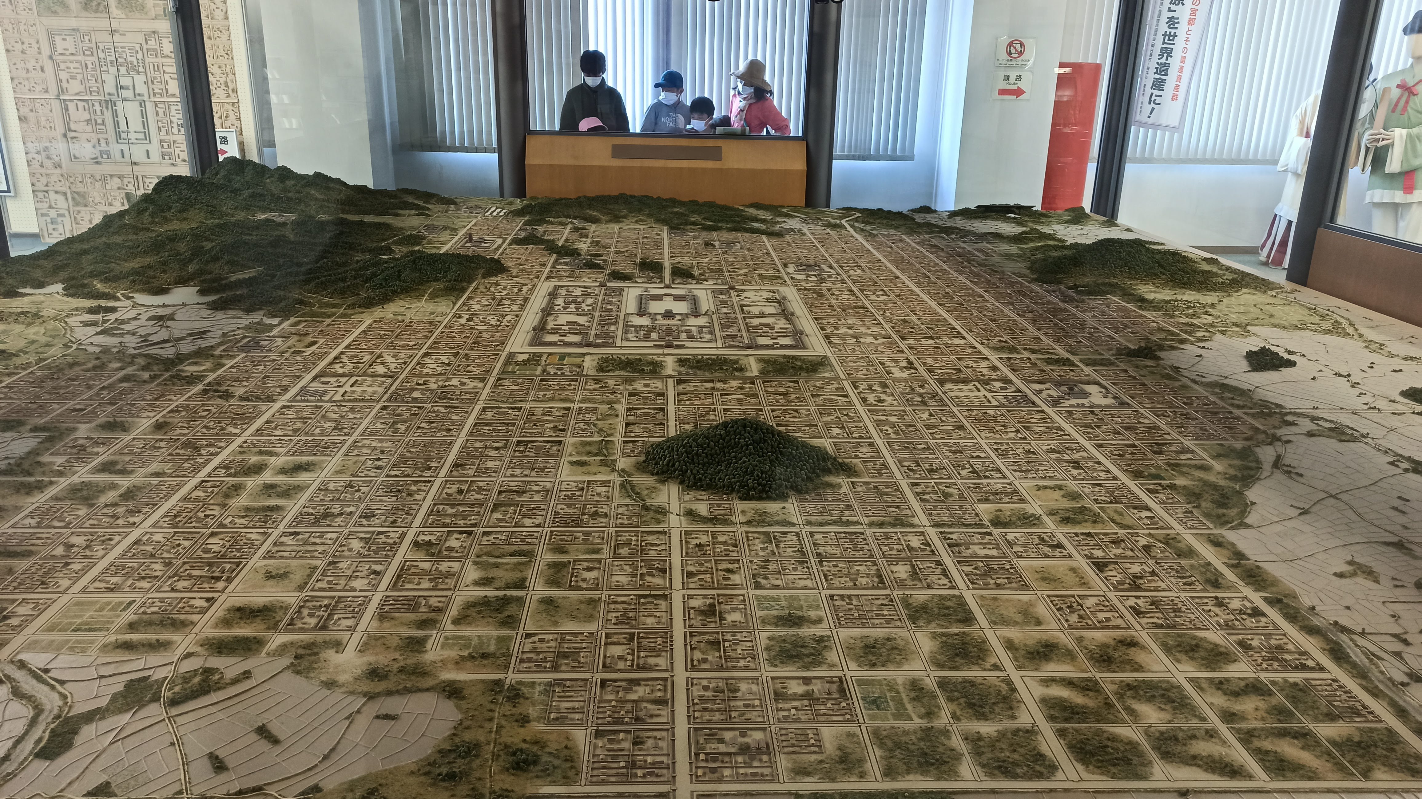 藤原京の模型