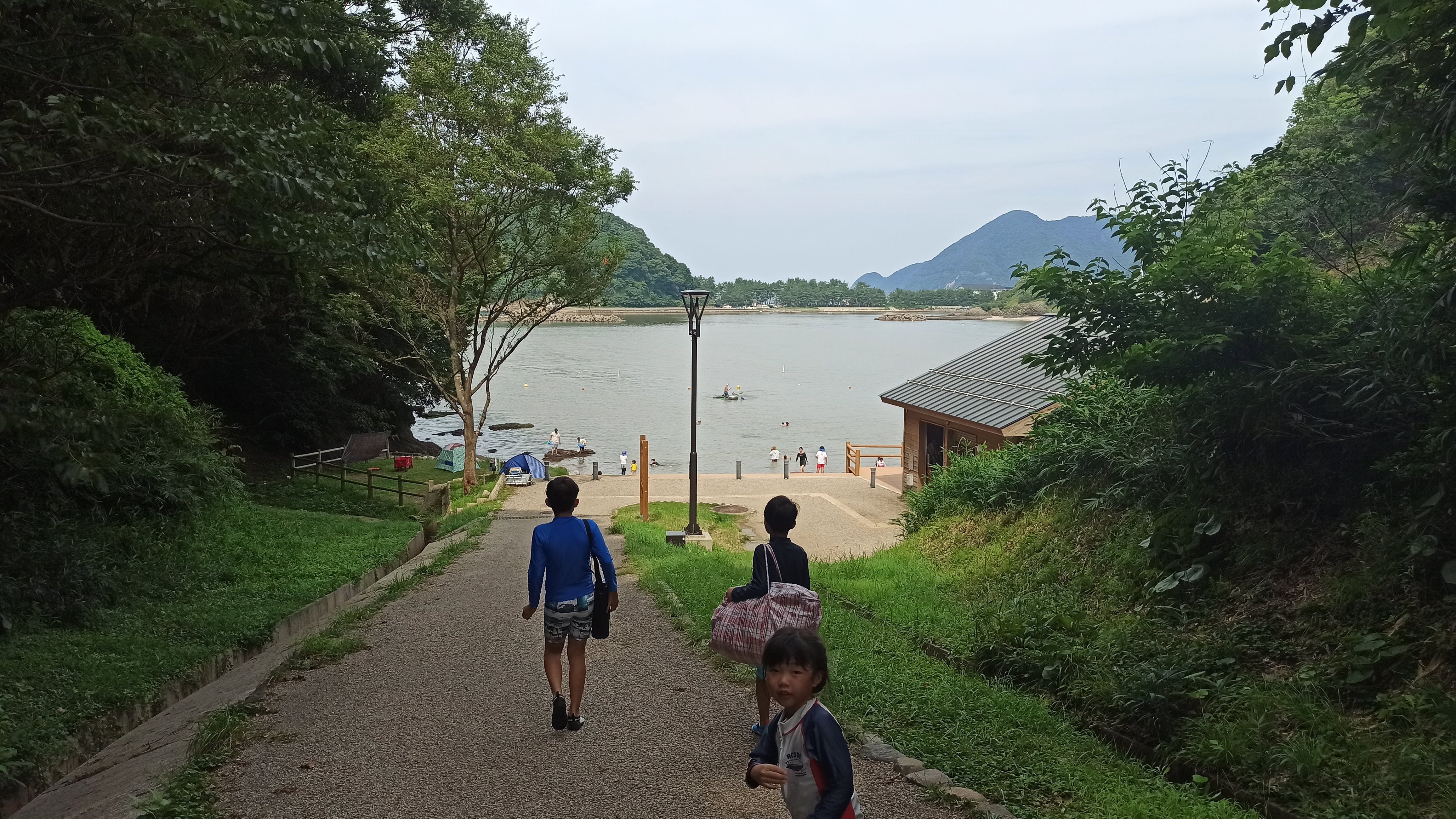 庵蛇浜へ