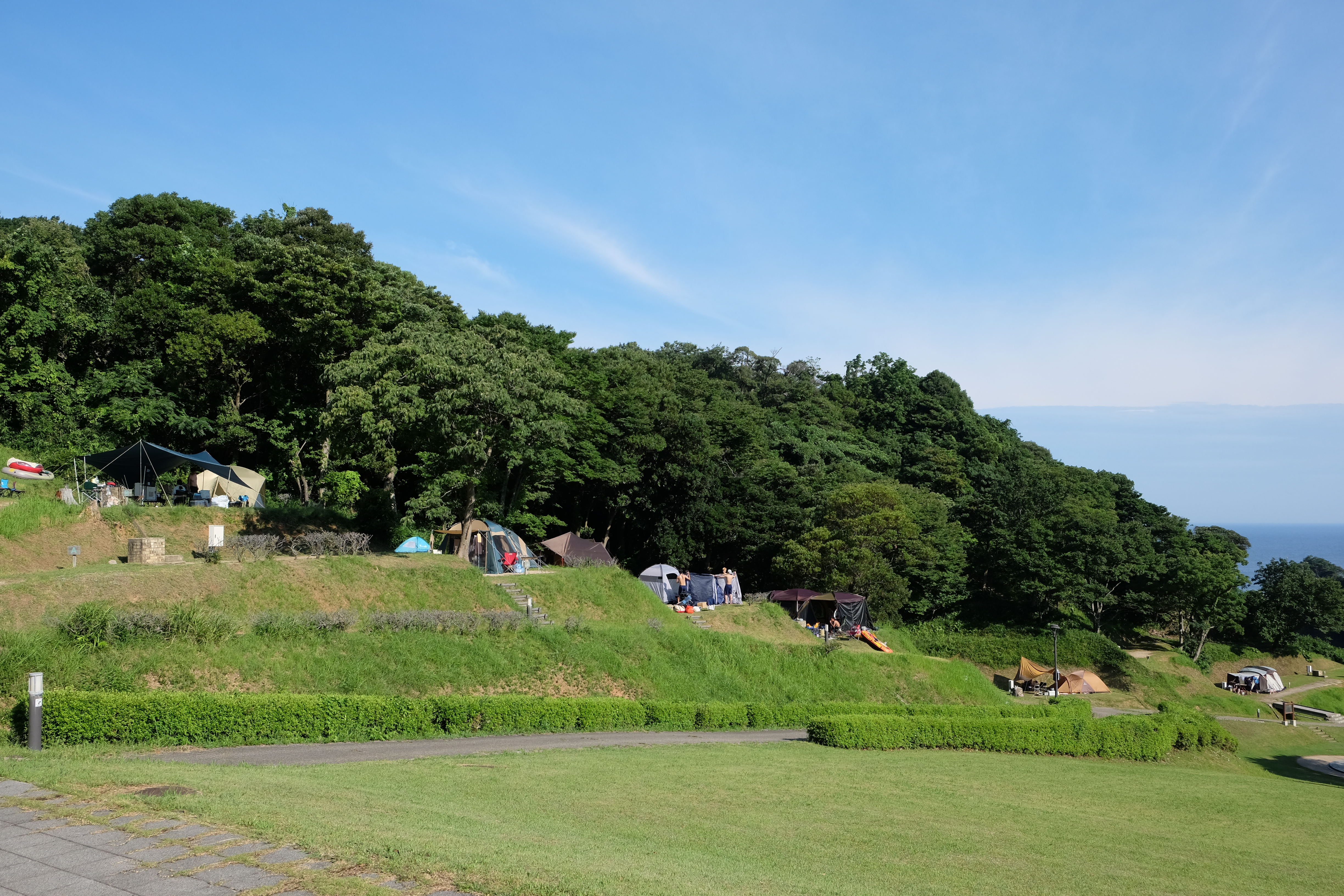 持込区画サイト(電源・水道あり)