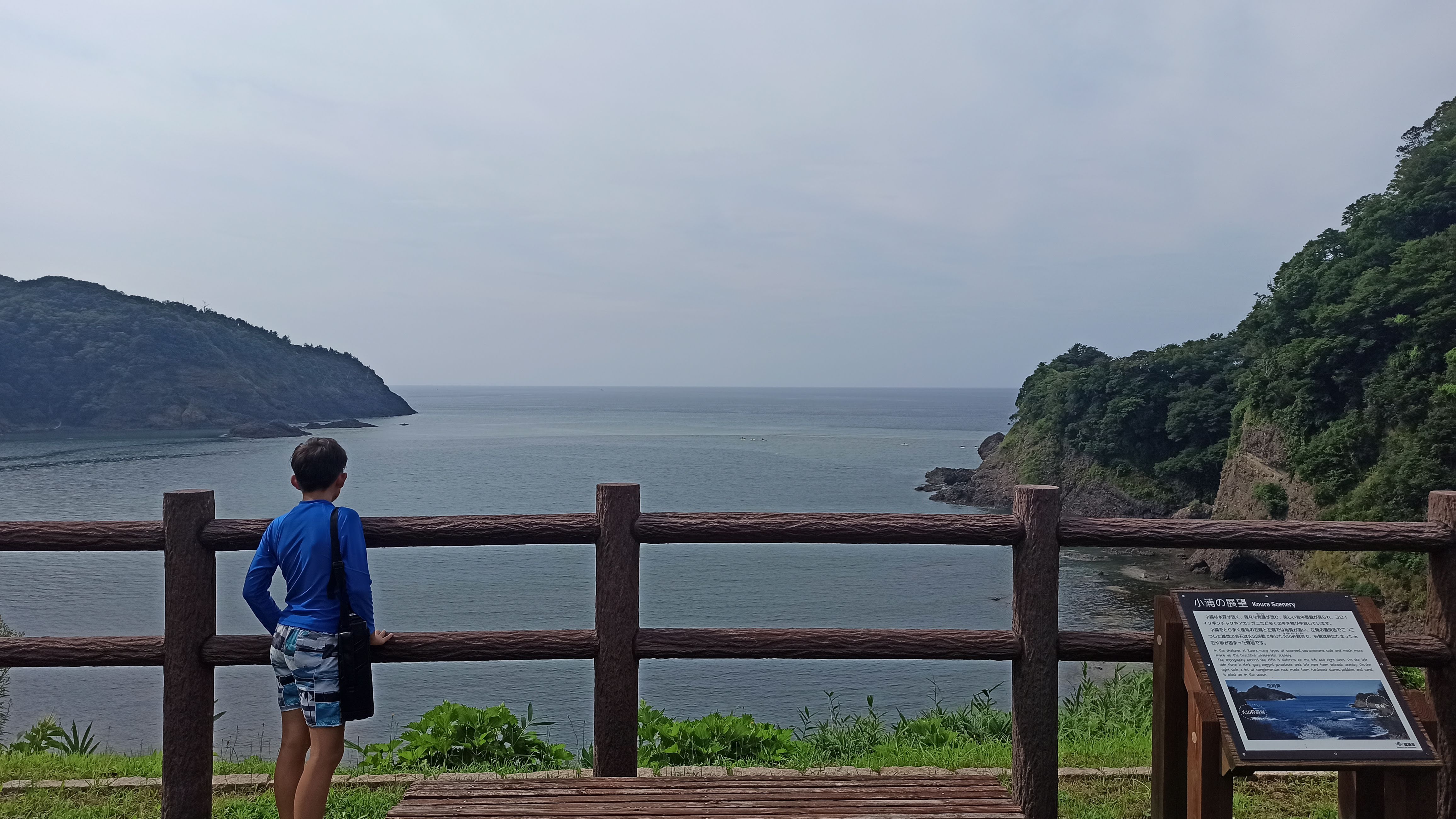 小浦展望台からの眺め