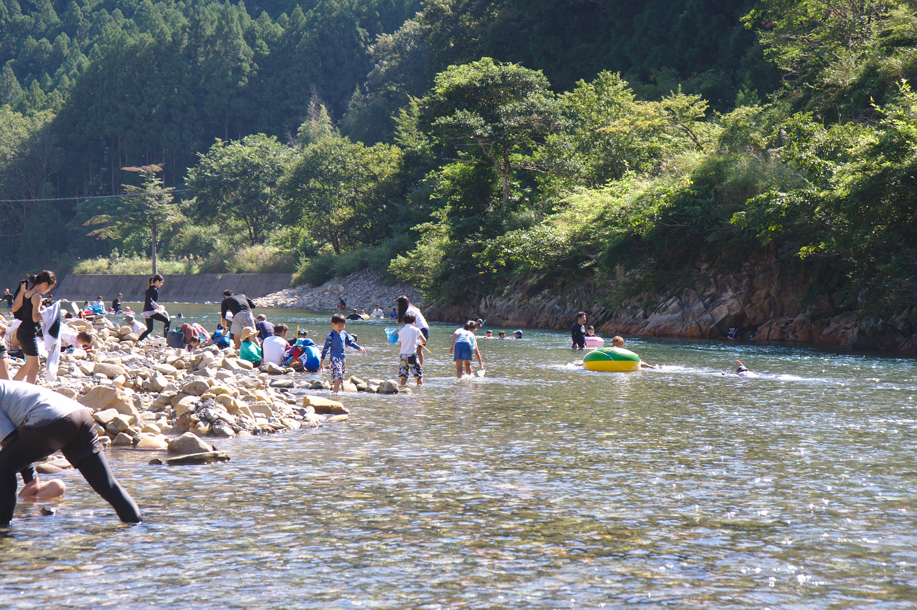 川遊び