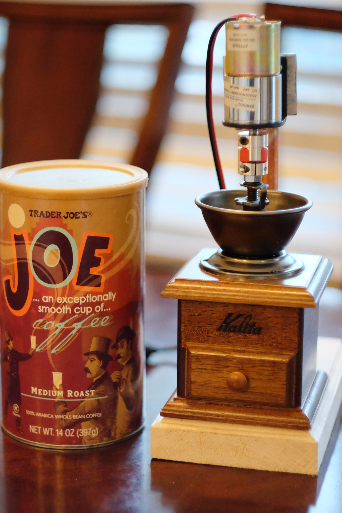 コーヒーミル電動化