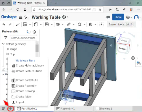 アセンブリを作成