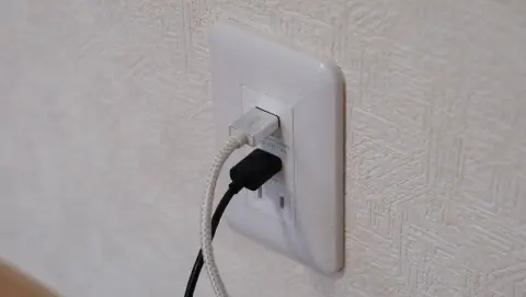 USBを差し込んだ写真