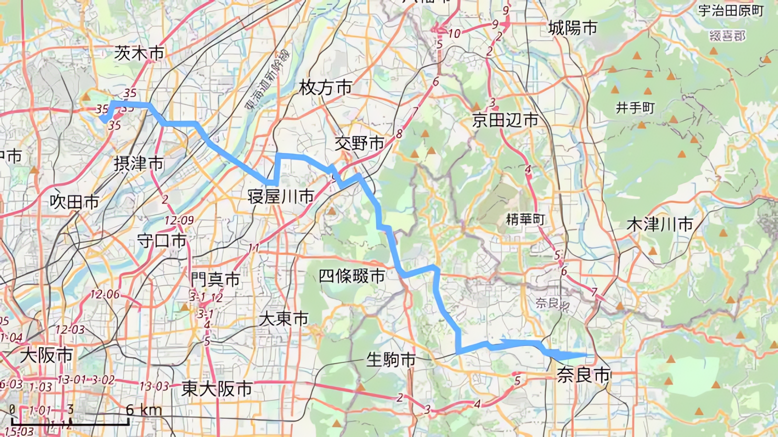 GPSログをマップに表示
