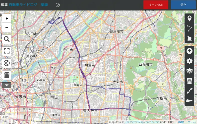 GPSログ
