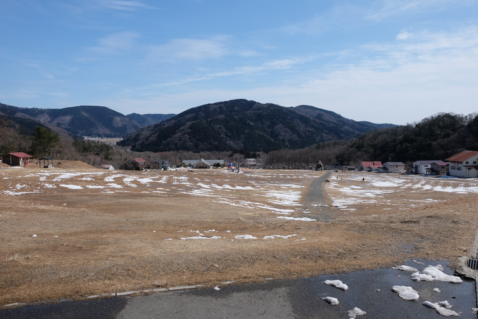 スキー場を上から見る
