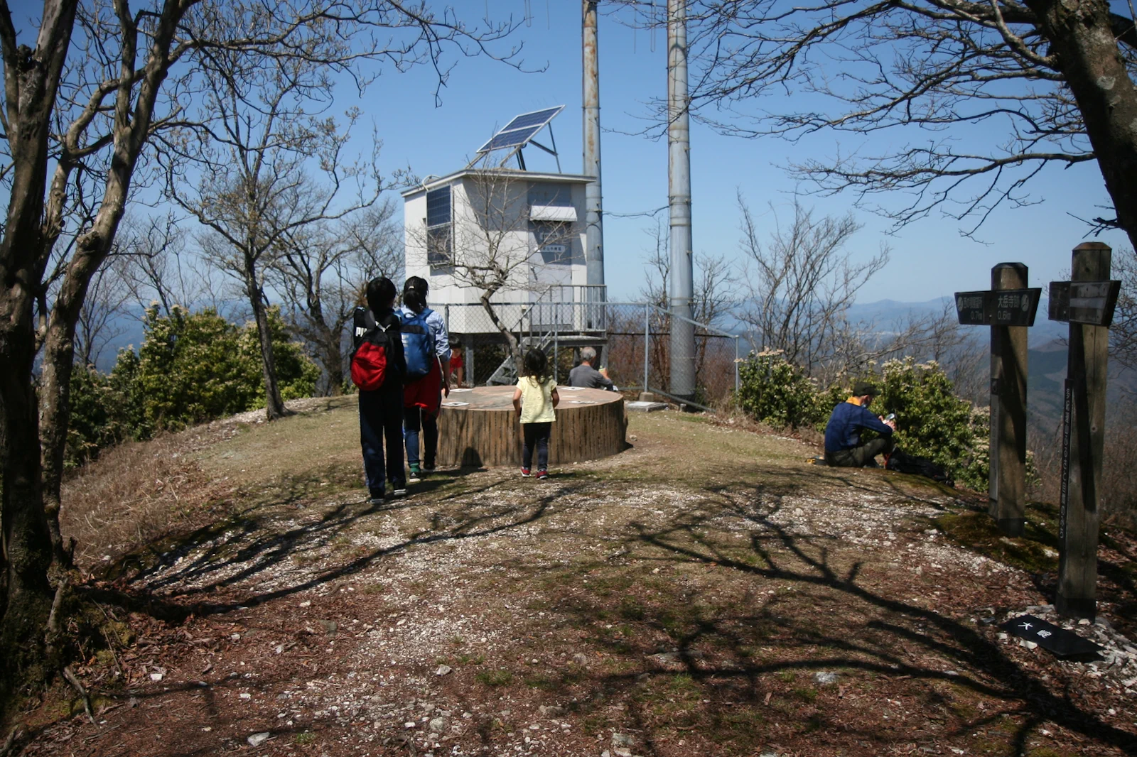 山頂に到着