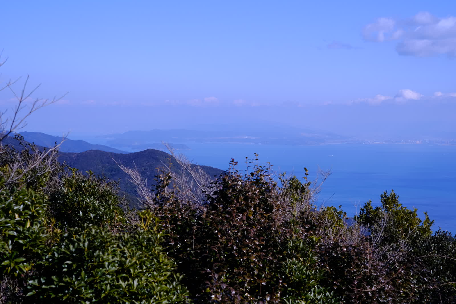 山頂からの景色ー紀伊半島