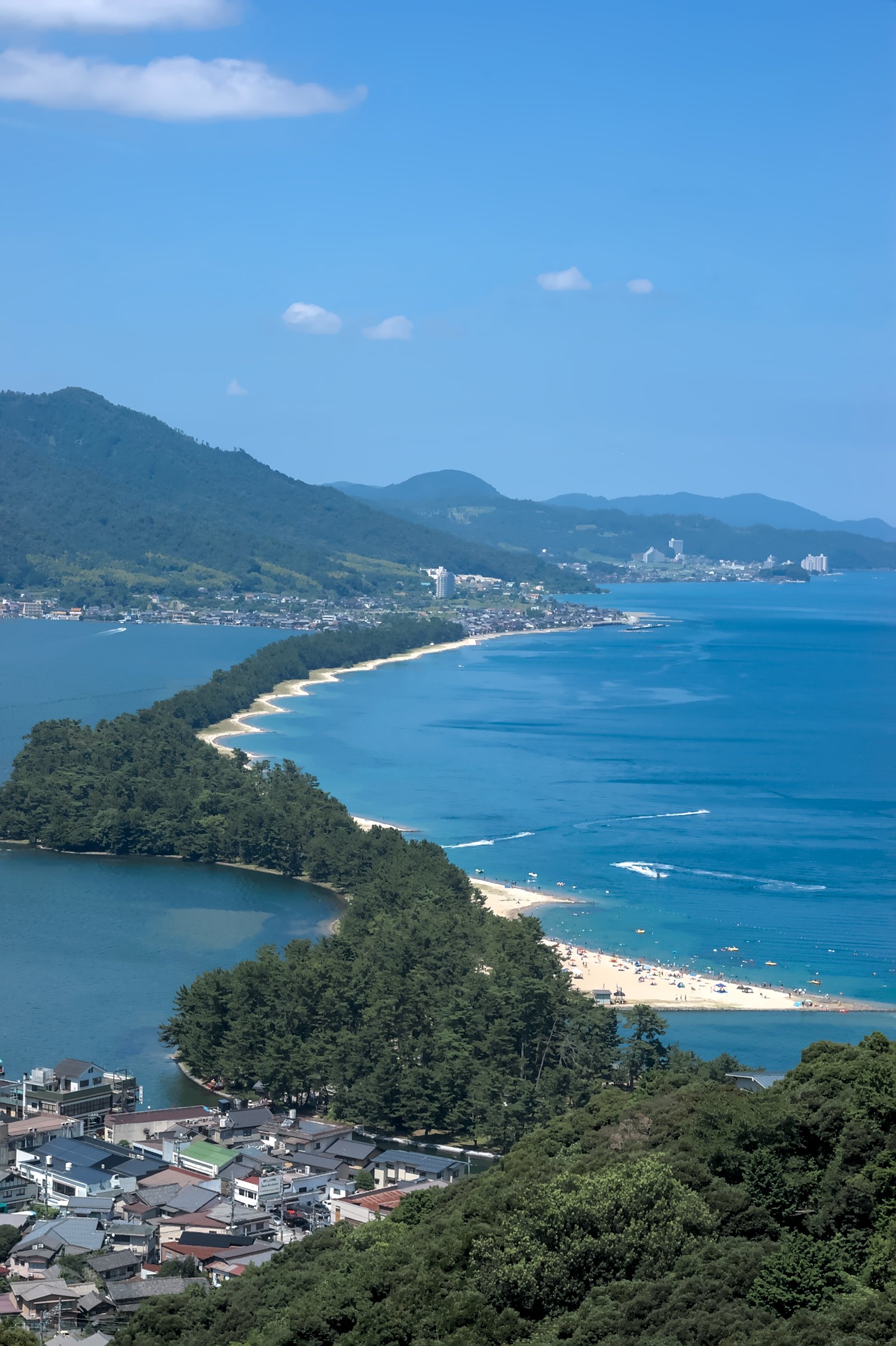 天橋立ビューランドから天橋立を眺める