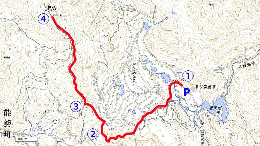 深山地図