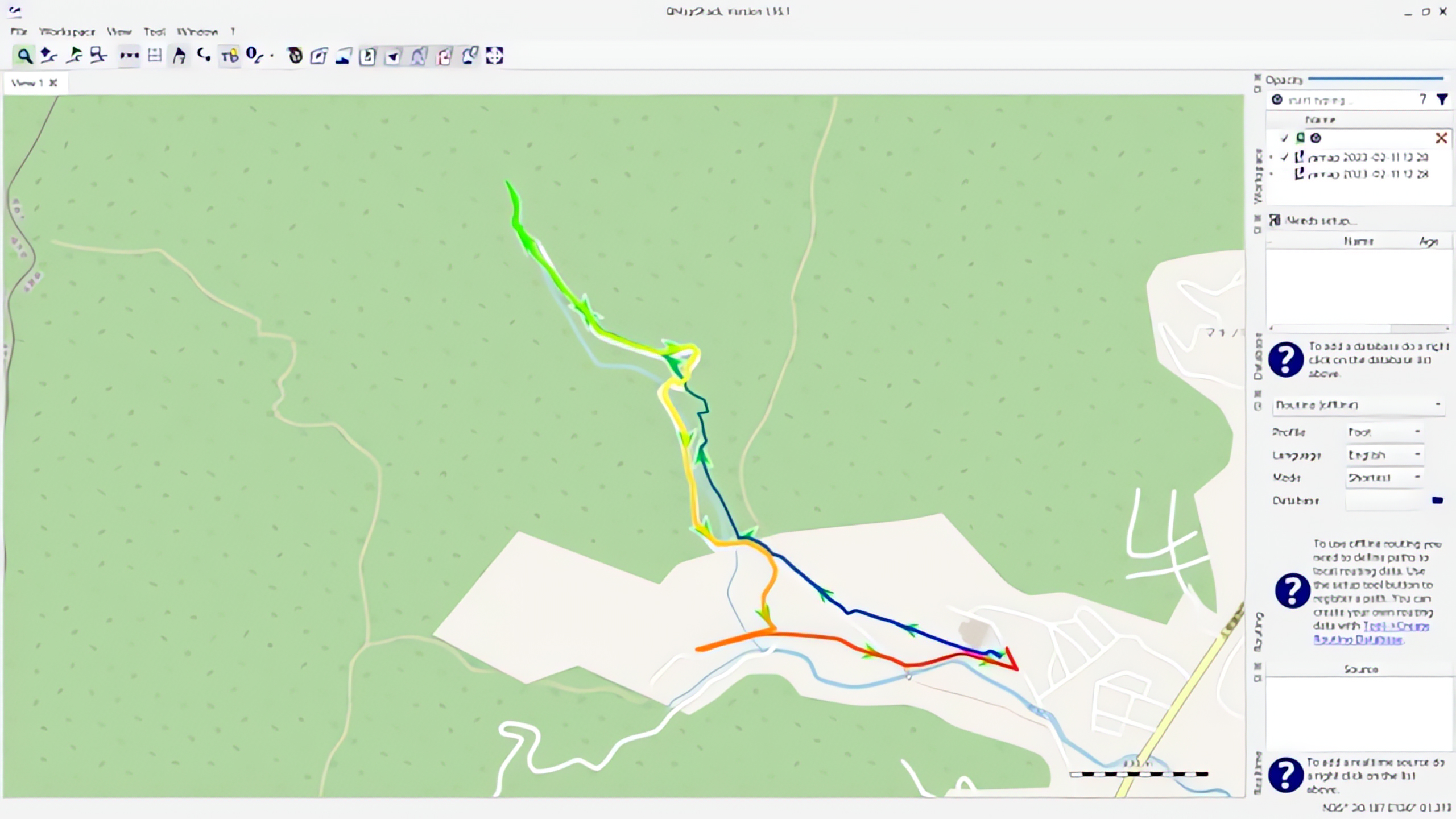 QMapShackでOpenStreetMapを表示