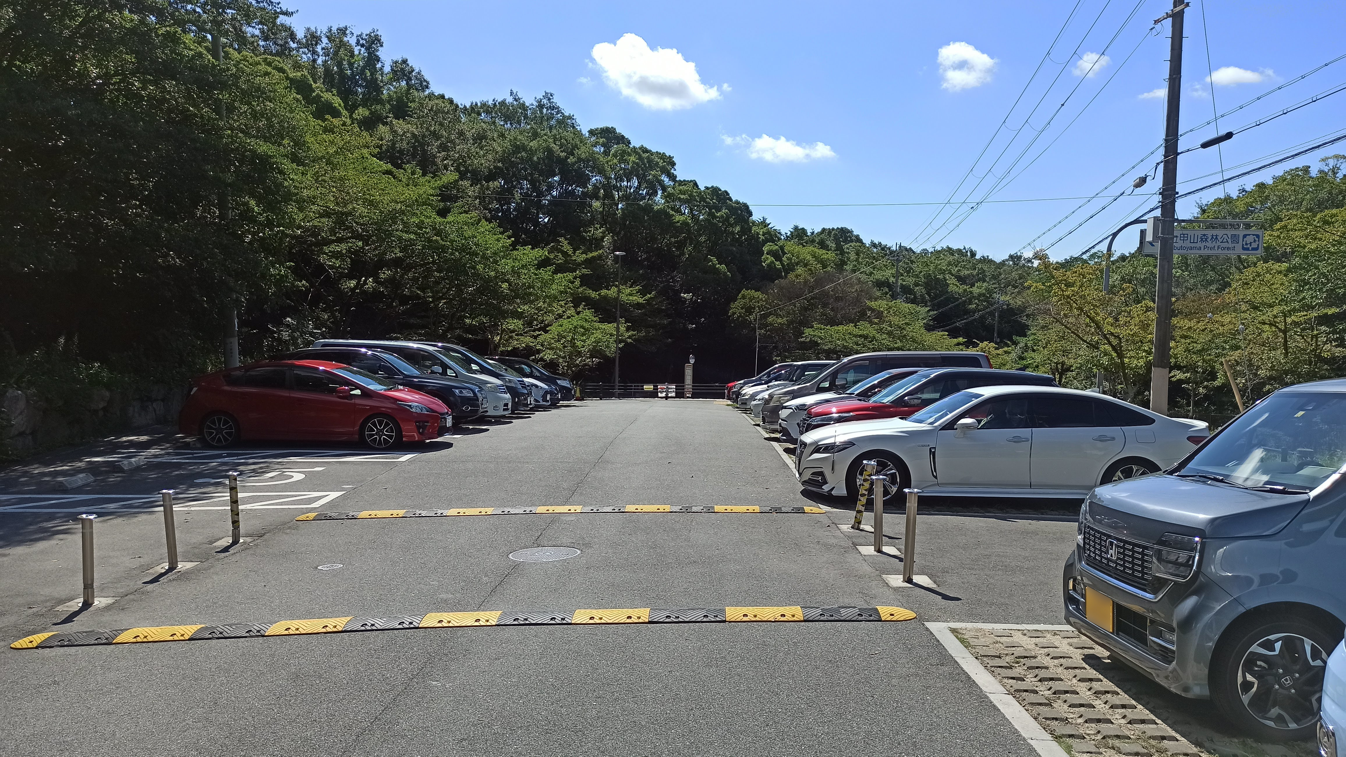 Google Earth衛星画像ー兵庫県立甲山森林公園と仁川