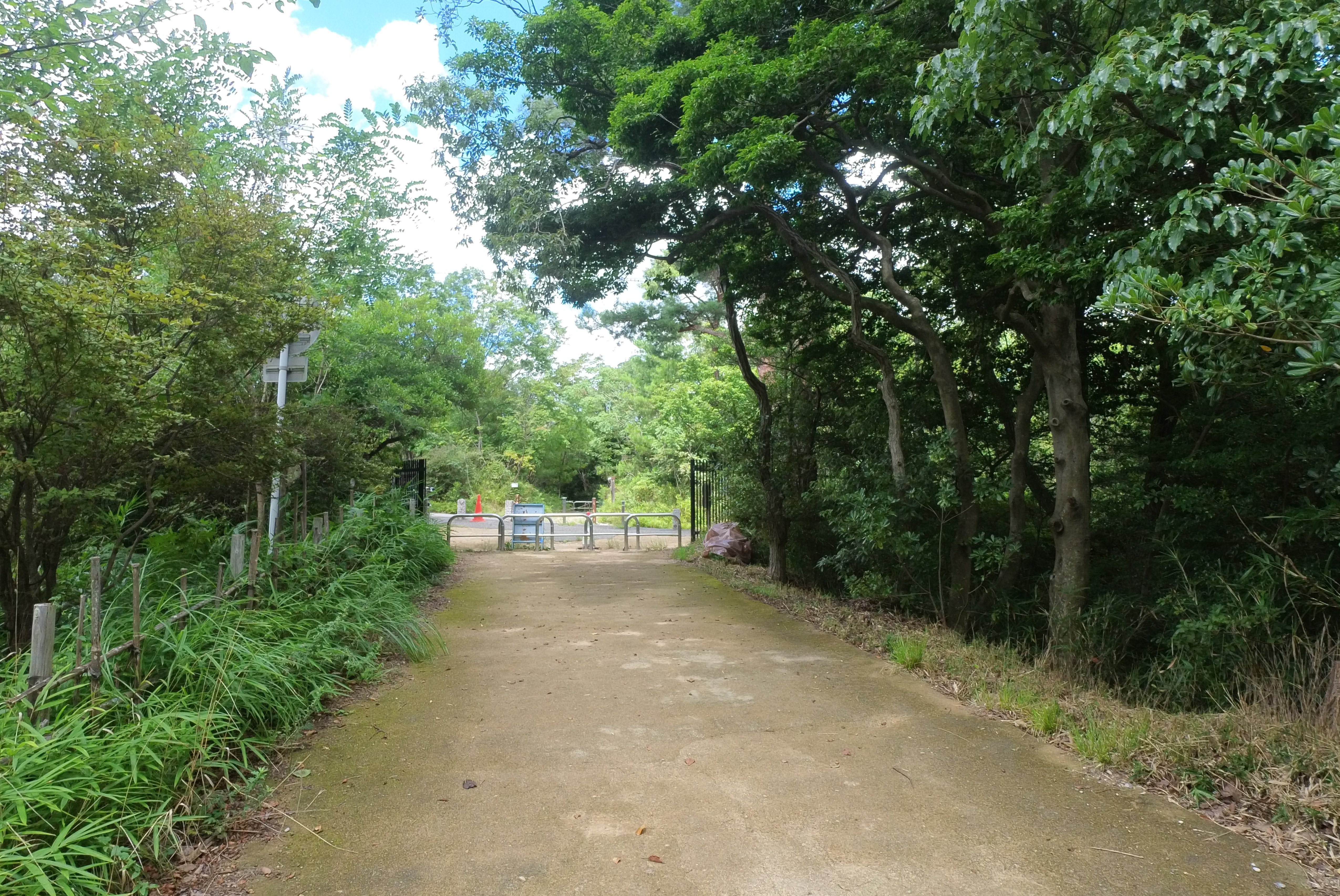 公園の北側出口