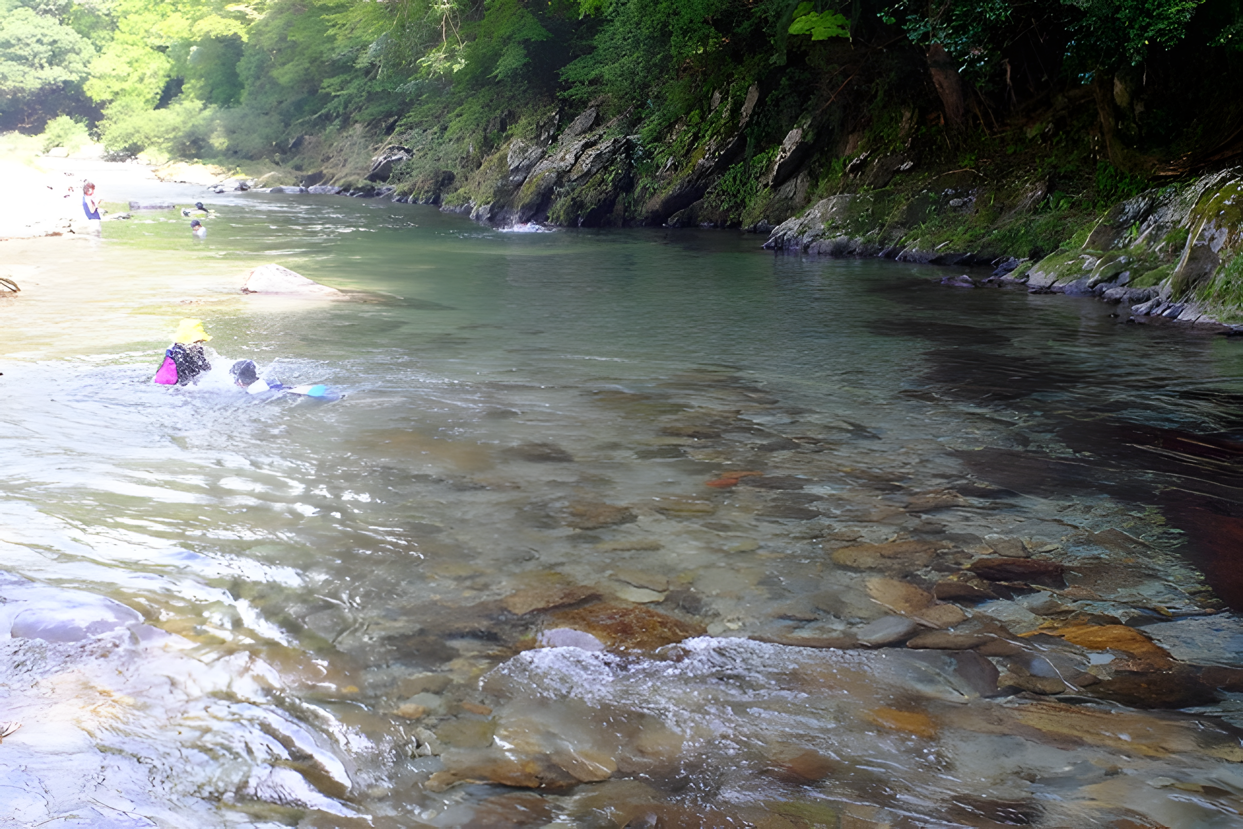 高見川の清流