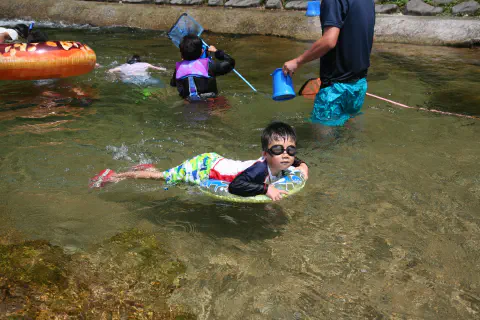 川遊びスポット たかすみ温泉 featured image