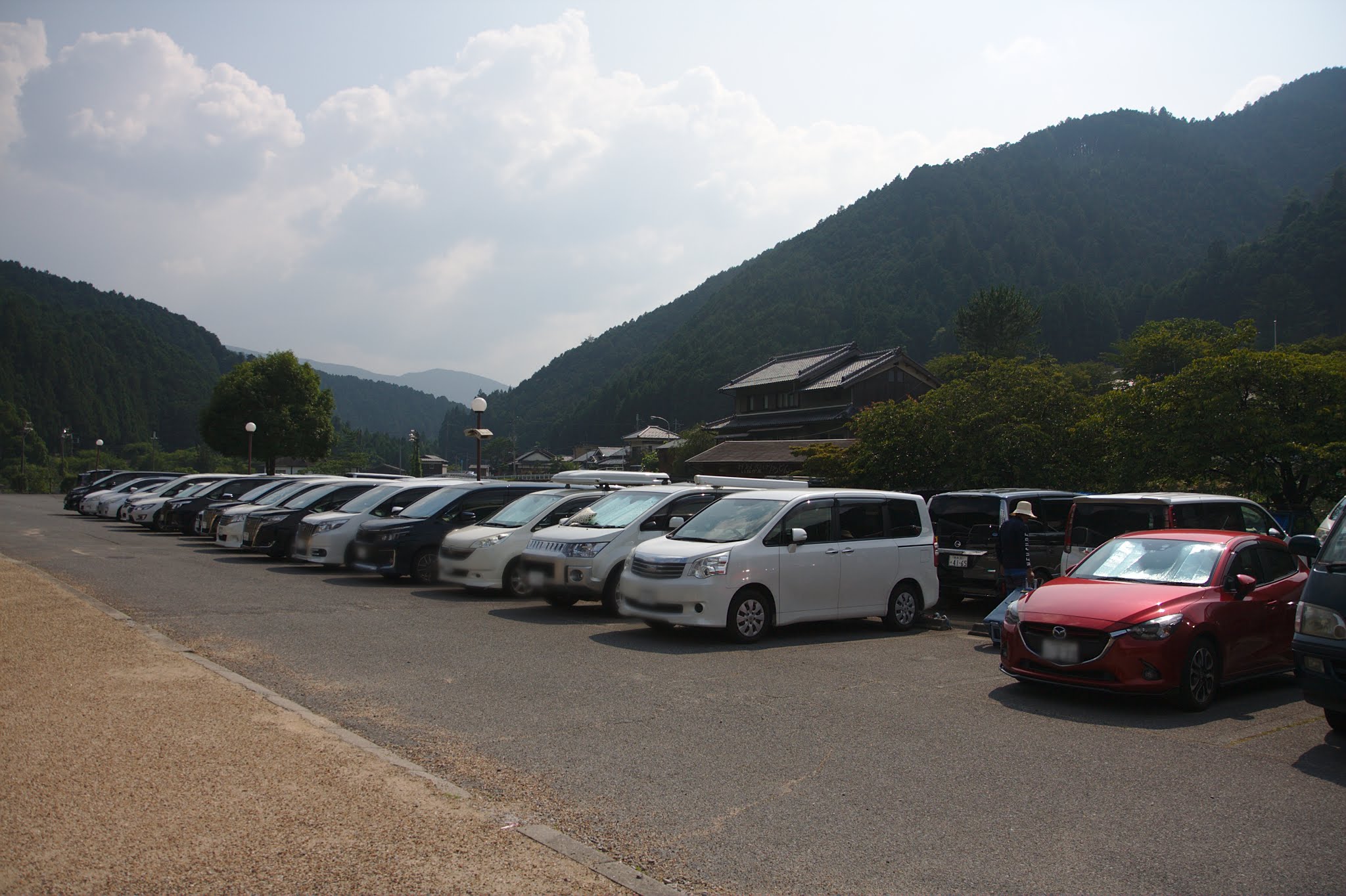 4時頃の駐車場