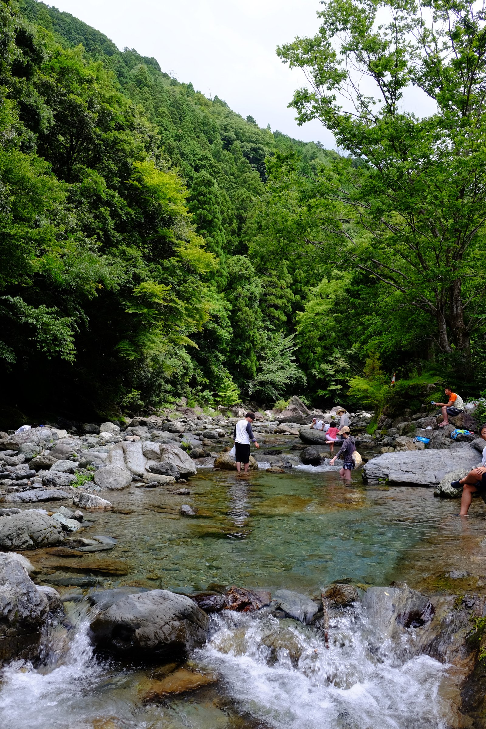 深場のさらに上流の様子