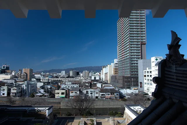 天守からの眺め