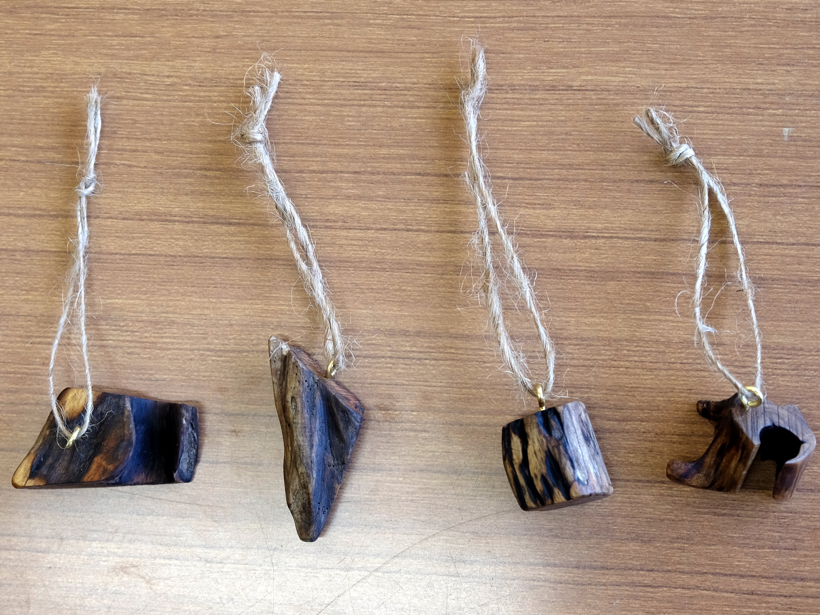 流木クラフトで作った作品