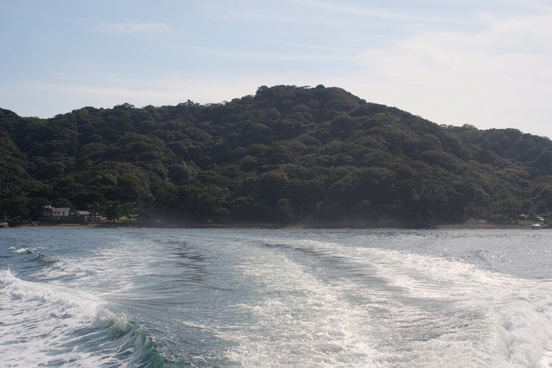 友ヶ島を後にする